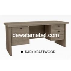 Meja Kantor Ukuran 180  - Garvani CALISTA PLUS LD 1800 / Dark Kraftwood